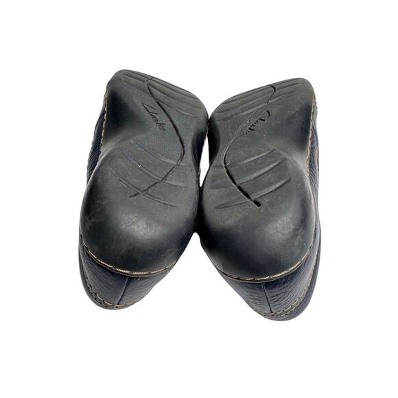 Clark’s blue leather Ashland indigo loafers size 6 - Picture 4 of 12